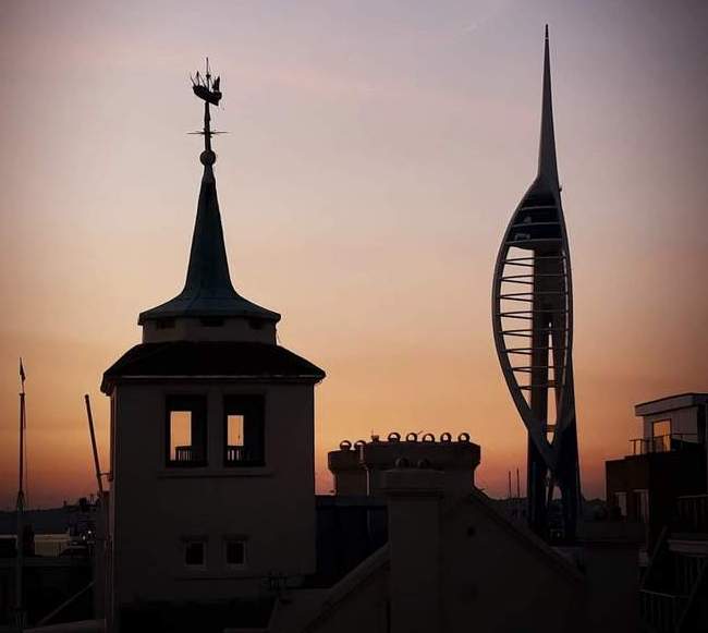 Ed Pigot’s from Portsmouth & so am I